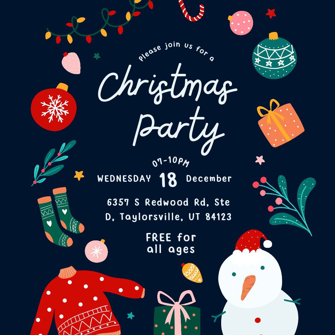 RGW Christmas Party poster