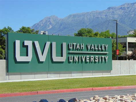 Utah Valley University Sign