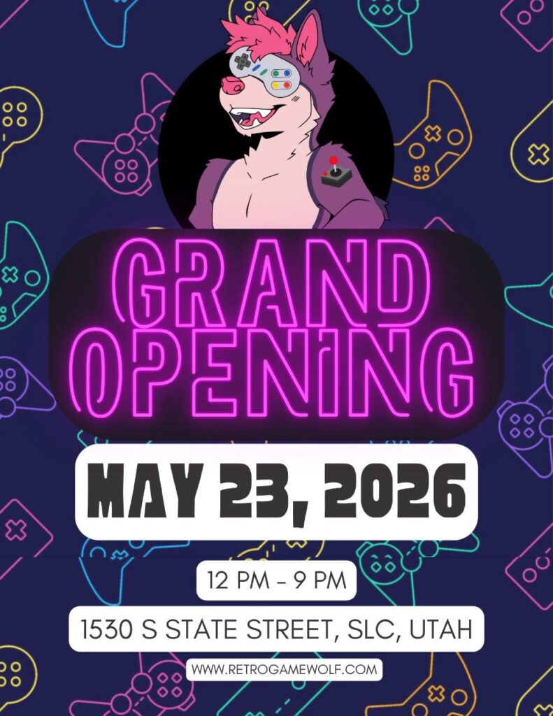 GRAND OPENING of Retro Game Wolf SLC 